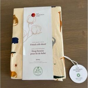 San Francisco Baby 100% organic fitted crib sheet